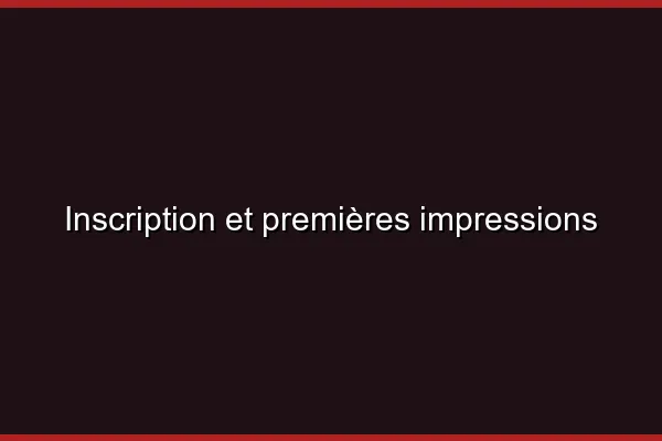 Téléchargement et inscription